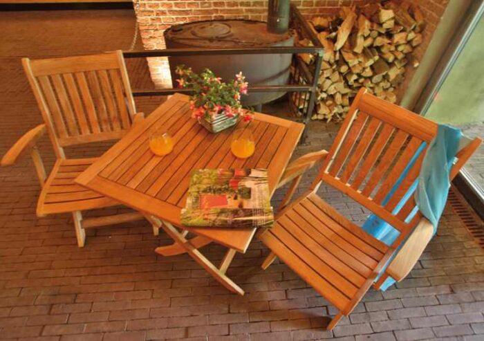 Traditional Teak ALEXIA klapstoel - Afbeelding 3