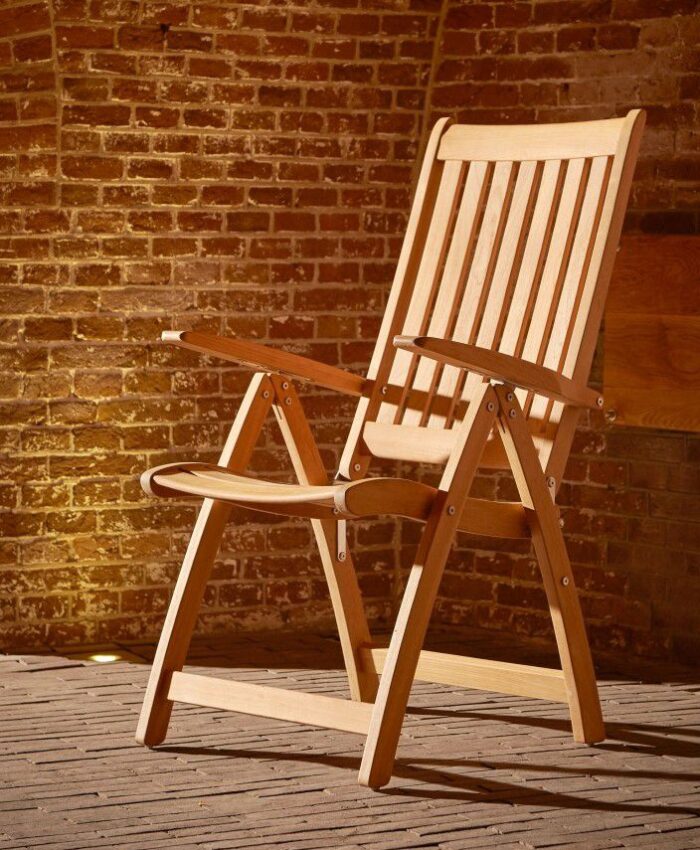 Traditional Teak Alexia verstelbare stoel