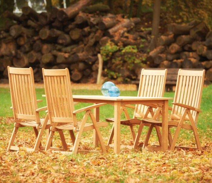 Traditional Teak ALEXIA verstelbare stoel - Afbeelding 3