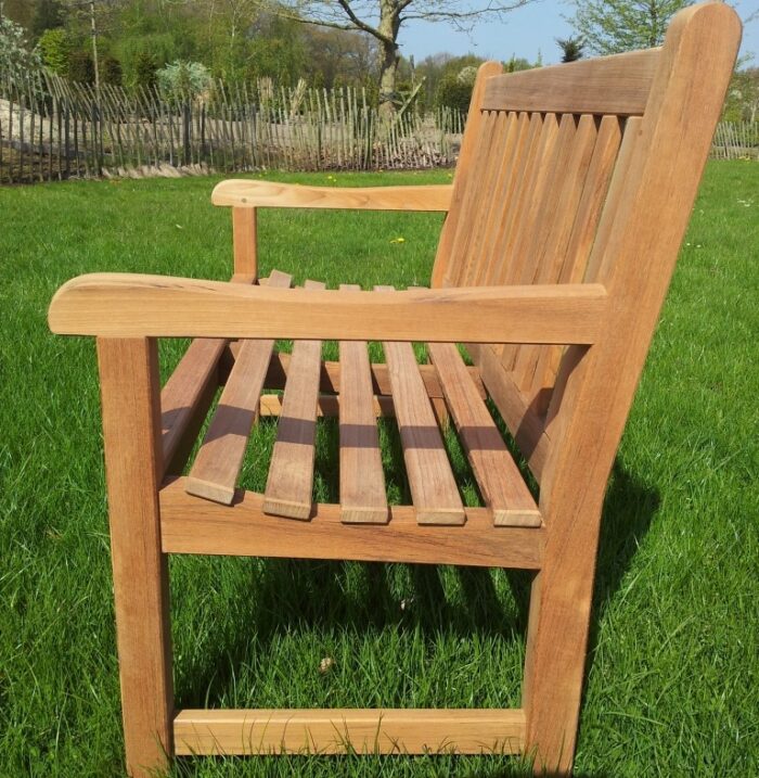 Traditional Teak ANNA bank 120 cm - Afbeelding 4