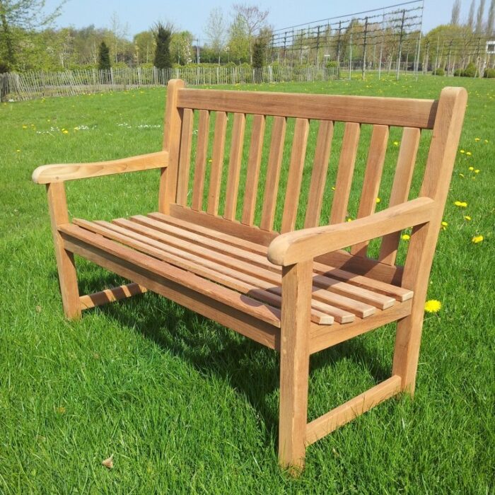Traditional Teak ANNA bank 120 cm - Afbeelding 3