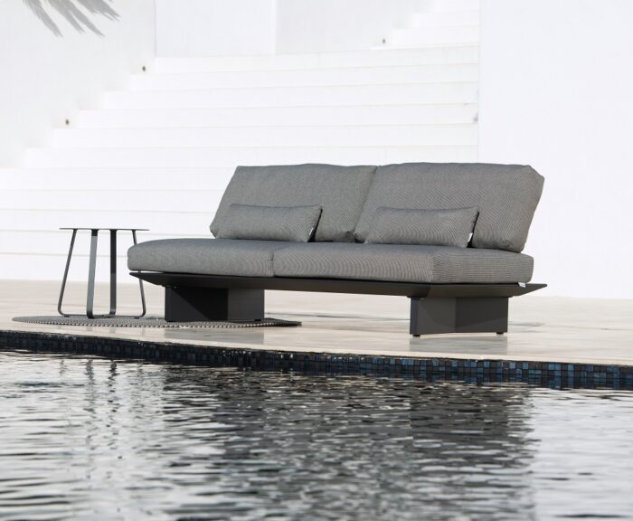 Jati&Kebon ARBON lounge 2-zits module charcoal - Afbeelding 4