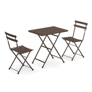Emu Arc en Ciel bistro set Indian Brown