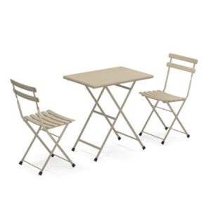 Emu Arc en Ciel bistro set Taupe