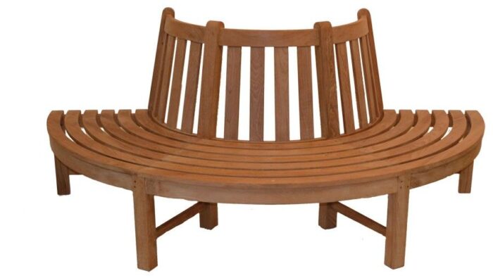 Traditional Teak Beatrice halve boombank