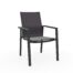 Jati-en-Kebon Beja dining stoel-charcoal-dark-grey