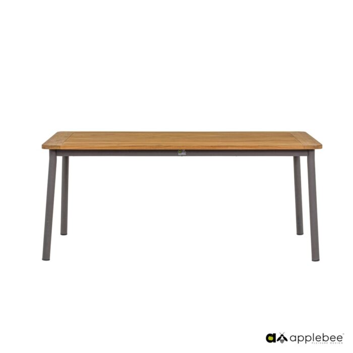 Applebee Bijou tafel teak top 180x90 cm