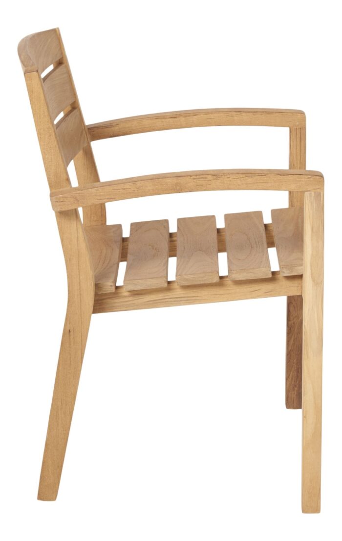 Traditional Teak CARLOS stapelstoel - Afbeelding 2