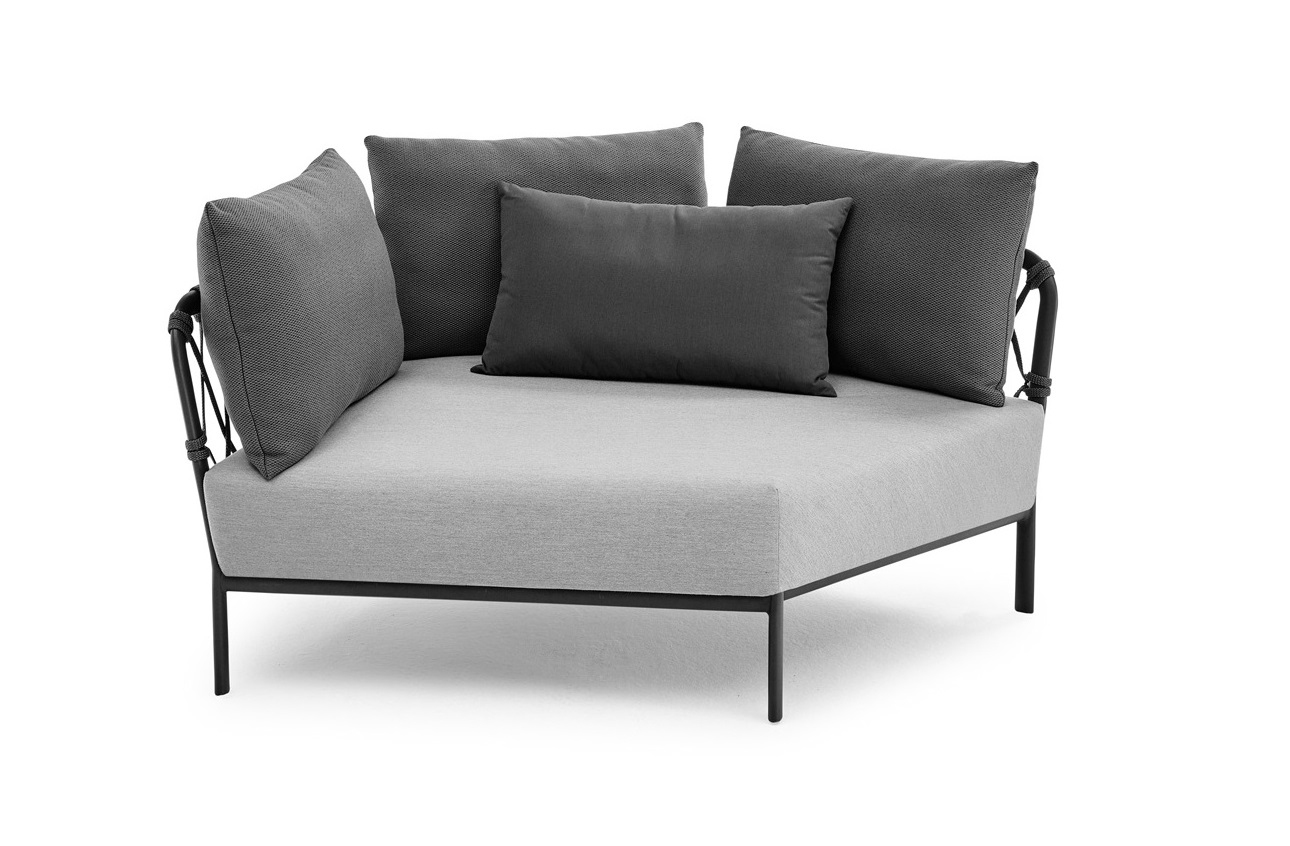 Solpuri Caro hoek-module-XL antraciet 
