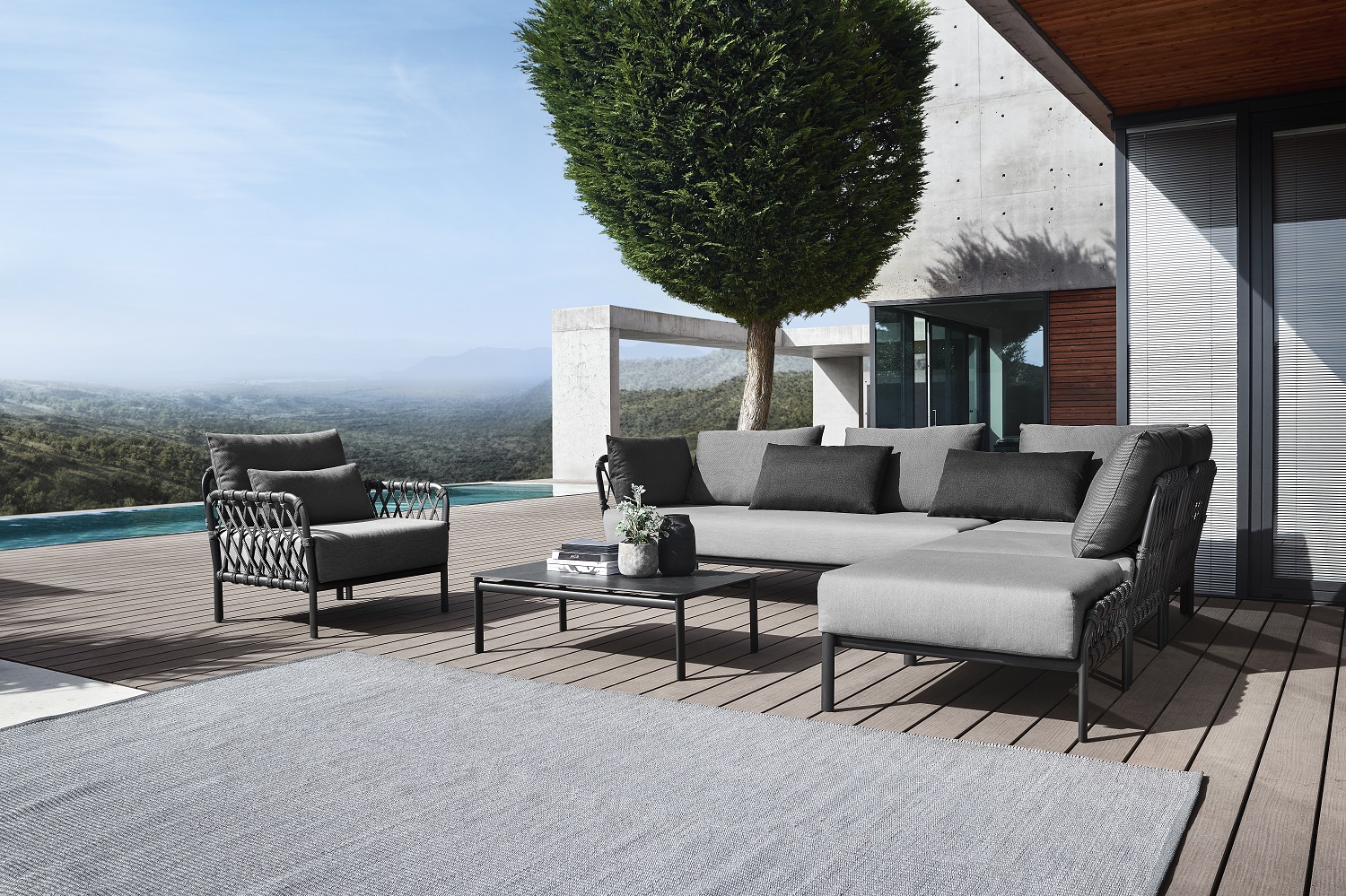 Solpuri Caro lounge antraciet