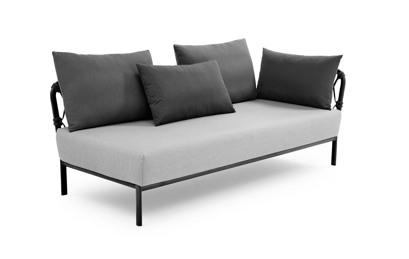 Solpuri Caro sofa-links antraciet