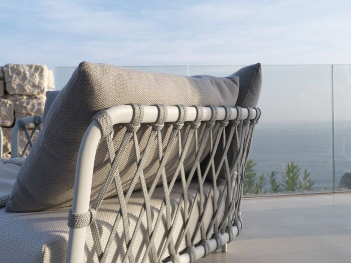 Solpuri CARO lounge stoel white - Afbeelding 4
