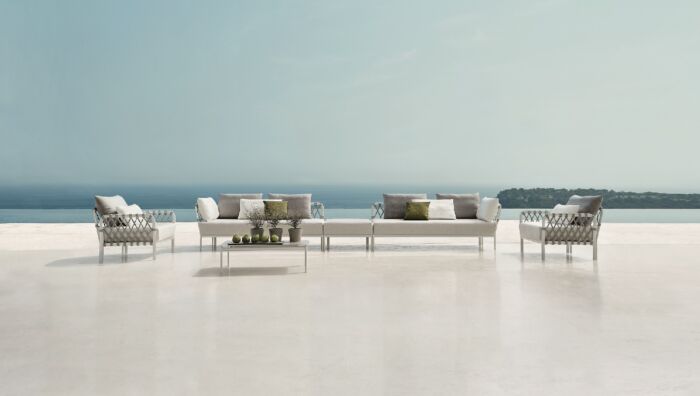 Solpuri Caro lounge white