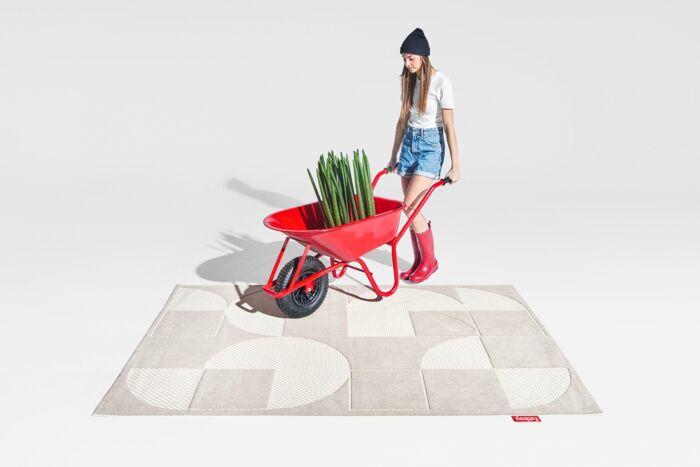 Fatboy Carpretty Jigsaw Cream/White 230x160 cm - Afbeelding 2