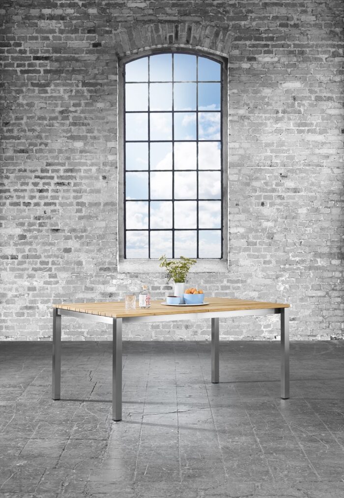 Solpuri CLASSIC tafel RVS 160 x 100 cm - Afbeelding 5