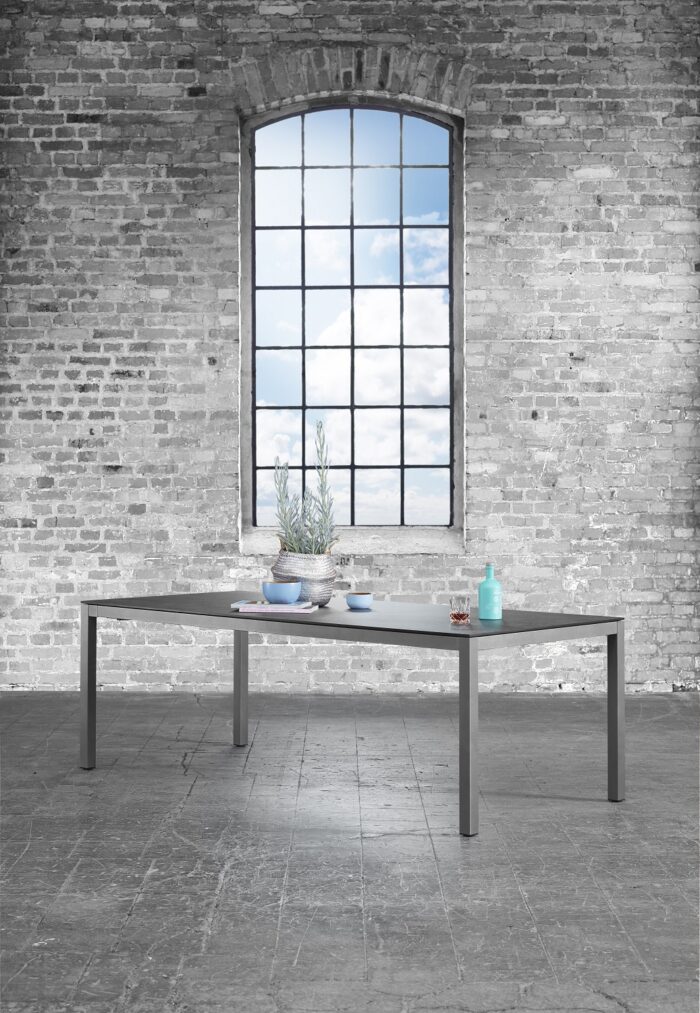 Solpuri CLASSIC tafel 200x100 cm aluminium Antraciet - Afbeelding 2