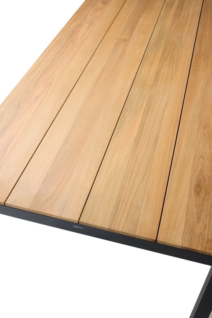 Solpuri CLASSIC tafel 100x75 cm aluminium Antraciet - Afbeelding 5
