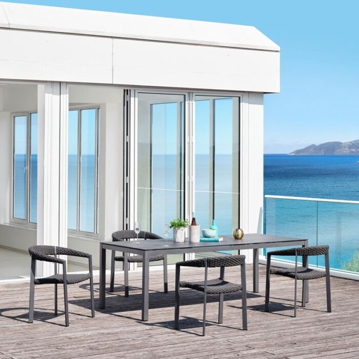 Solpuri CLASSIC tafel 100x75 cm aluminium Antraciet - Afbeelding 2