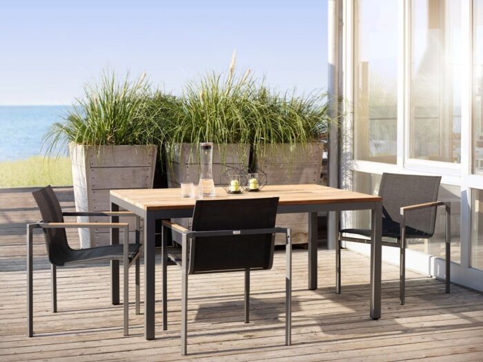 Solpuri CLASSIC tafel 200x100 cm aluminium Antraciet - Afbeelding 4