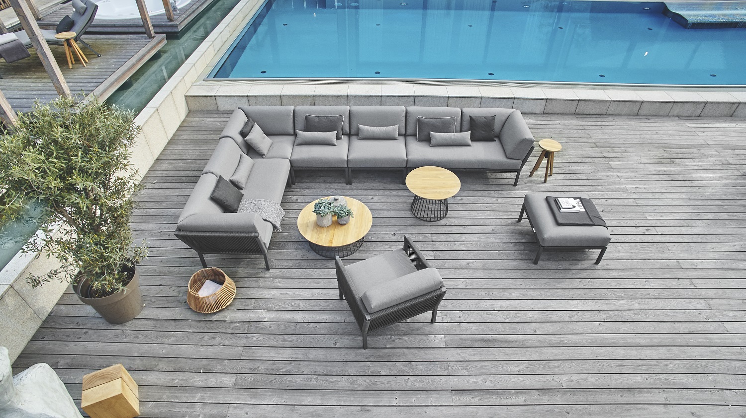 Solpuri Club lounge antraciet 