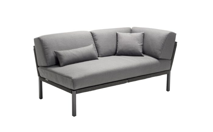 Solpuri Club sofa-links antraciet 