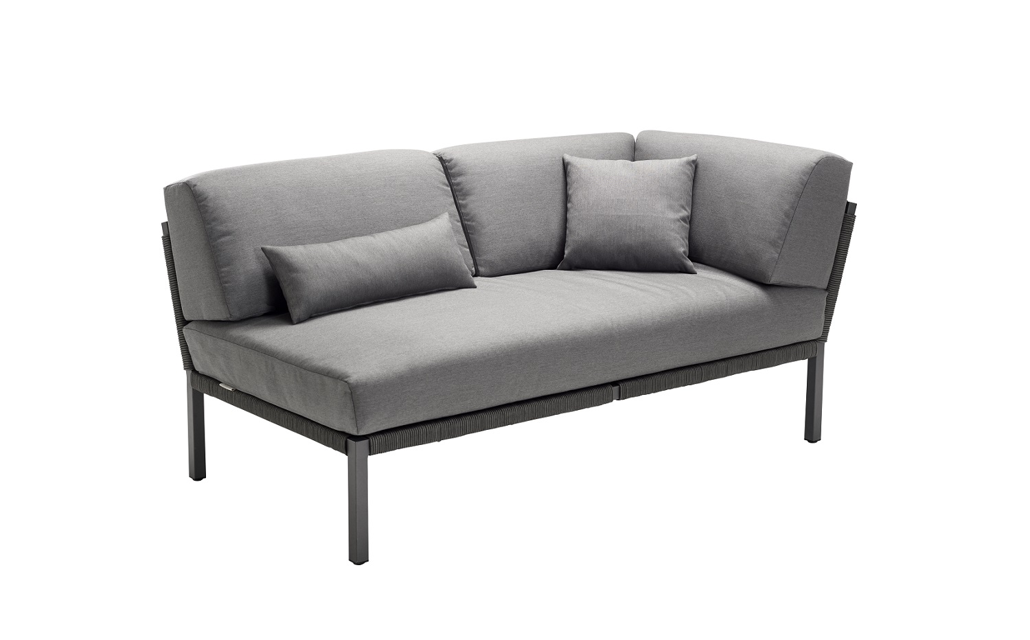 Solpuri Club sofa-links antraciet 