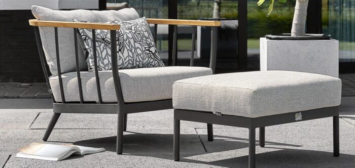 condor stoel met hocker
