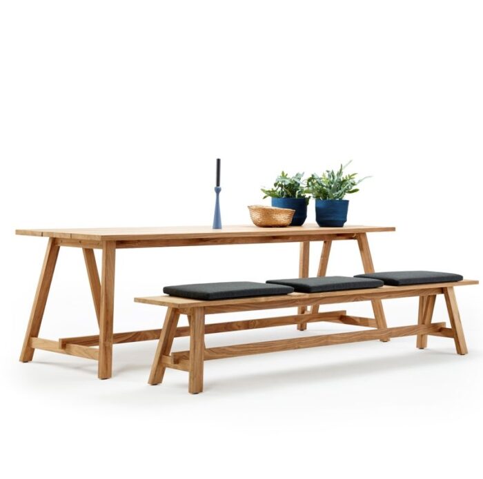 Solpuri COUNTRY bank teak 240x40 cm - Afbeelding 4