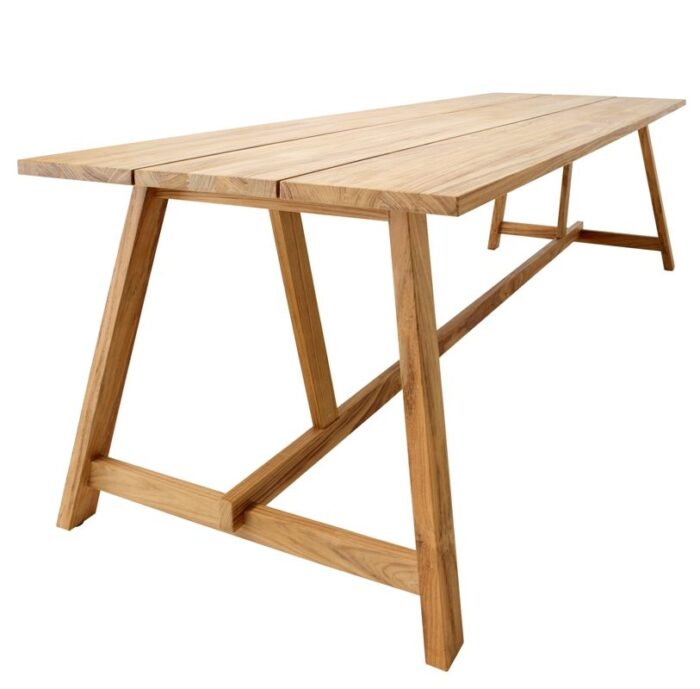 Solpuri COUNTRY tafel teak 240 x 80 cm - Afbeelding 5