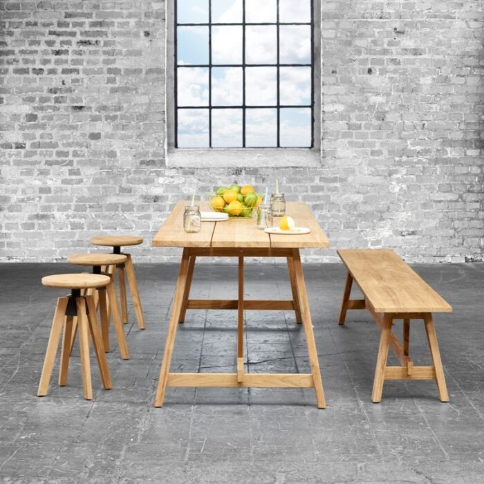 Solpuri COUNTRY bank teak 240x40 cm - Afbeelding 5