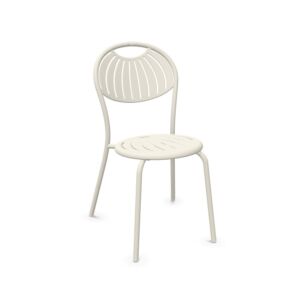 Coupole tuinstoel matt white