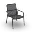 Jati-en-Kebon Durham dining stoel-charcoal