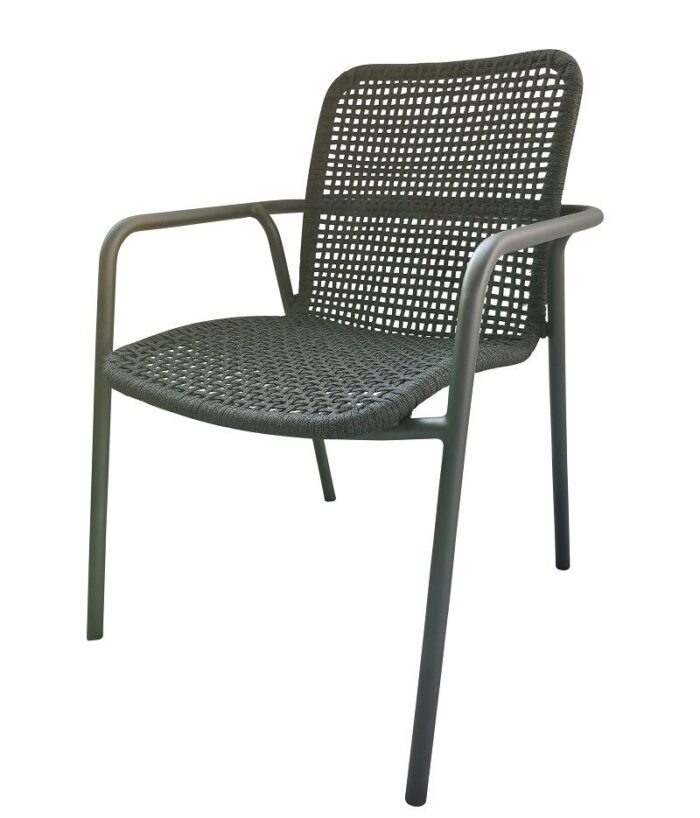 Jati&Kebon DURHAM stoel Charcoal - Afbeelding 4