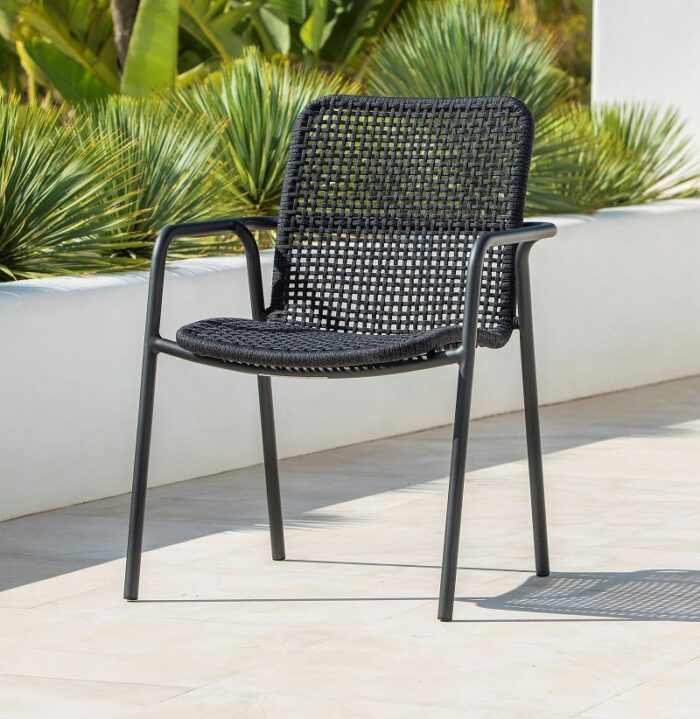 Jati & Kebon Durham stoel Charcoal
