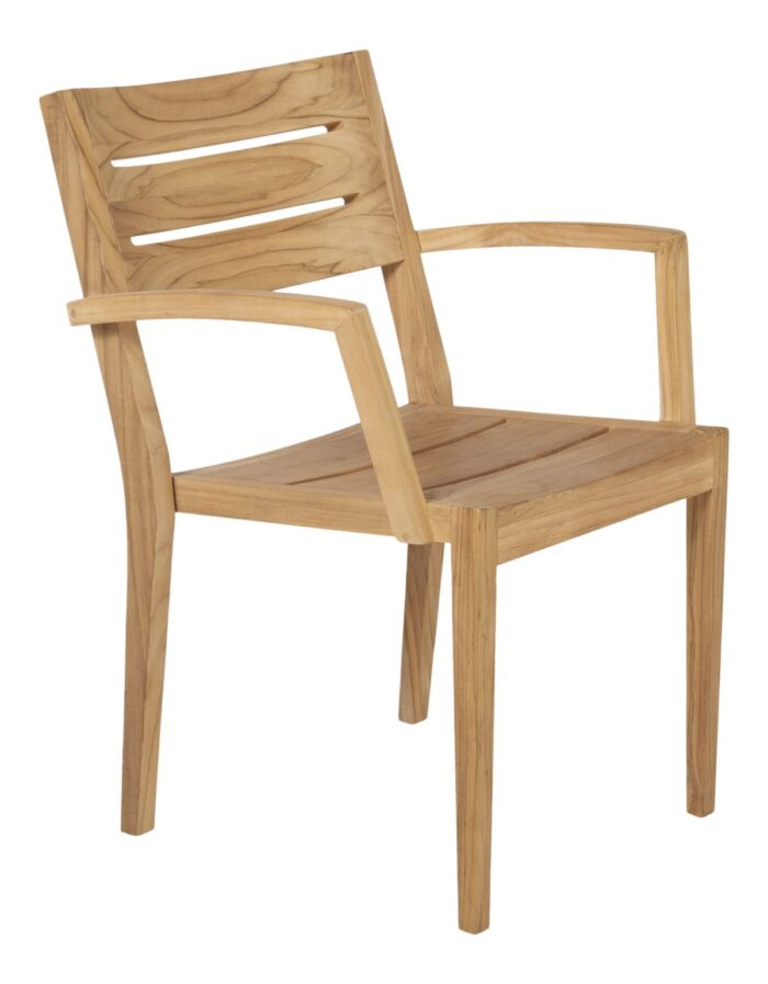 Traditional Teak GRACE stapelstoel - Afbeelding 7