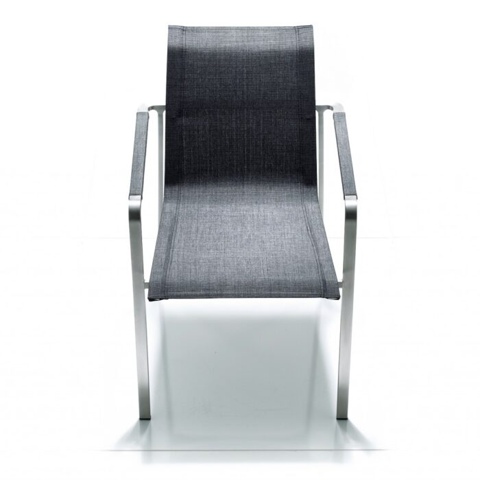 Solpuri JAZZ stapelstoel RVS/ Softex Coal - Afbeelding 5