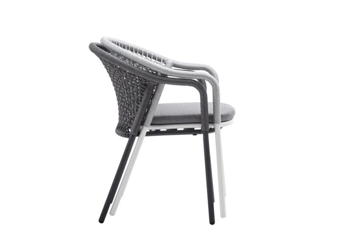 Solpuri JOOY stapelstoel White-Grey - Afbeelding 4