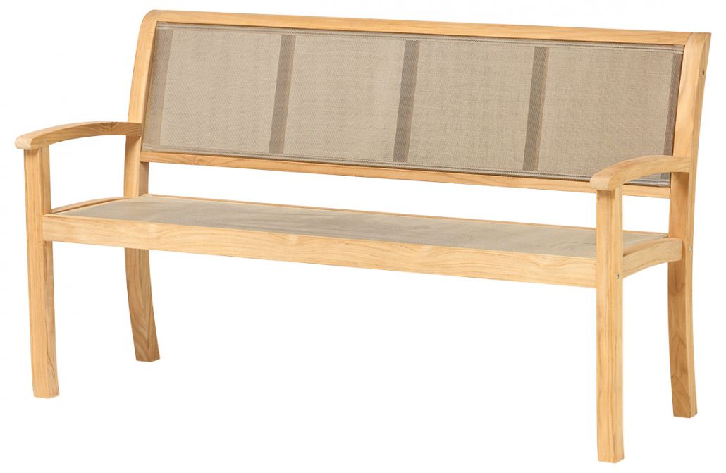Traditional Teak Kate bank taupe