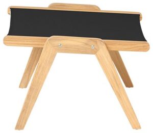 Traditional Teak Kate Lazy voetenbank black
