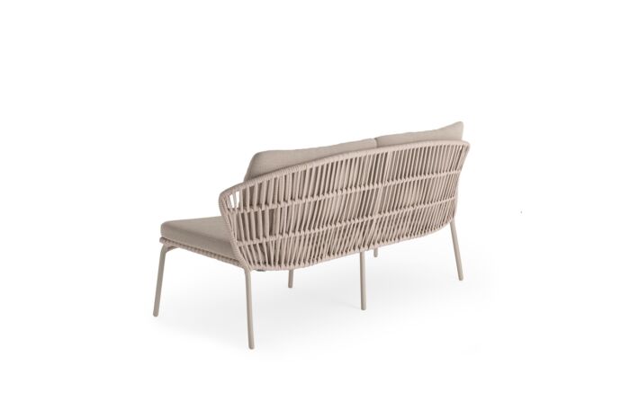 Jati&Kebon LIMA lounge bank Sand weaving Linnen inclusief zit-en rugkussen - Afbeelding 4