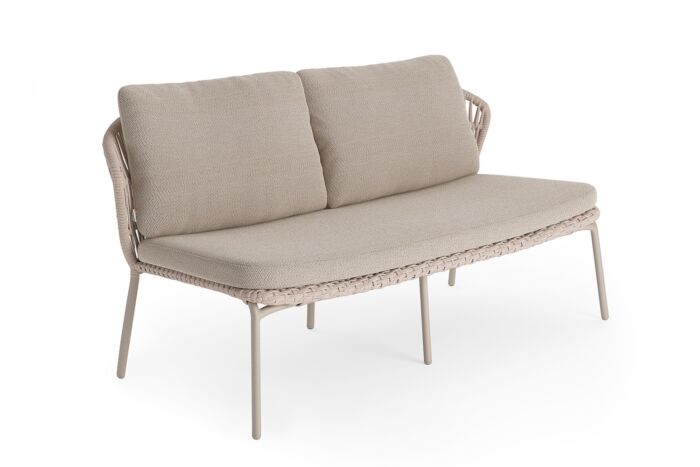 Jati&Kebon LIMA lounge bank Sand weaving Linnen inclusief zit-en rugkussen