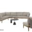 Lisa loungehoek links + stoel