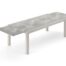 Jati-en-Kebon livorno uitschuiftafel sand-palladium-grey