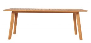 Traditional Teak Luna tafel 217 x 90 cm teak onderstel
