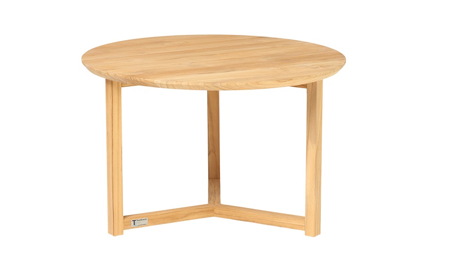 Traditional Teak Manon bijzettafel-Ø70cm