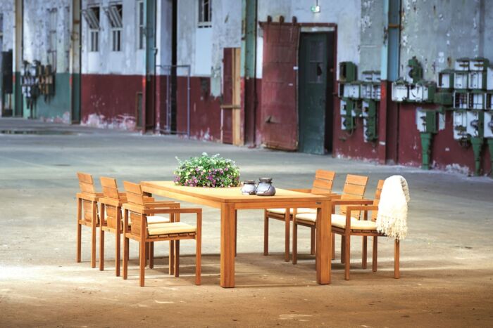 Traditional Teak MAXIMA hockerkussen - Afbeelding 2