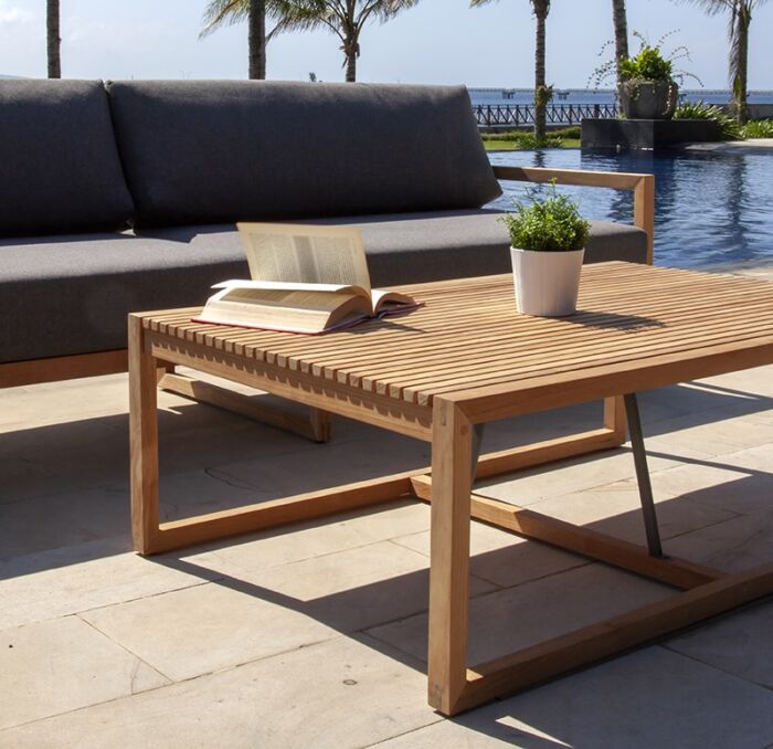 Traditional Teak MAXIMA coffee table - Afbeelding 3