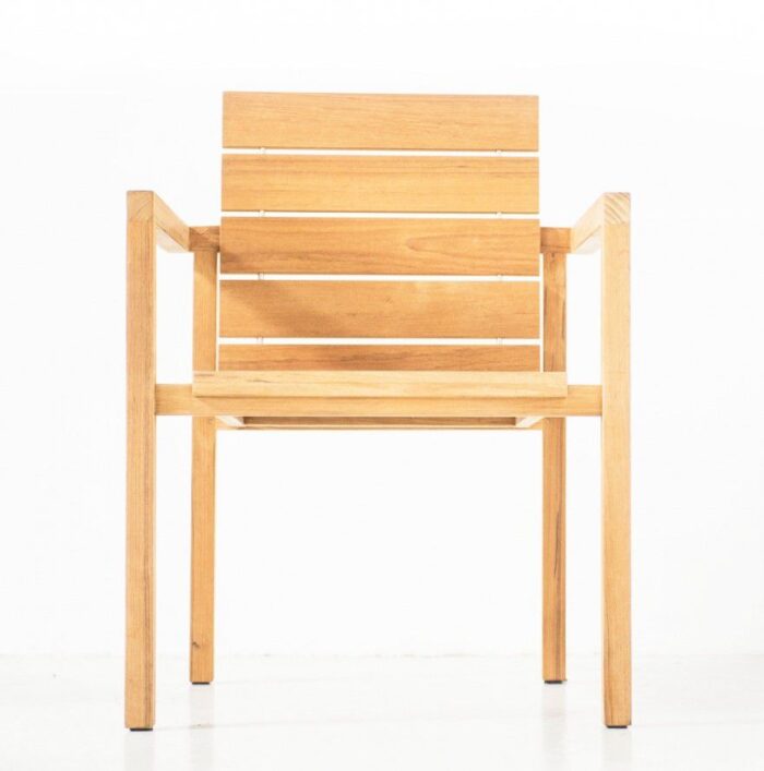 Traditional Teak MAXIMA stapelstoel - Afbeelding 6