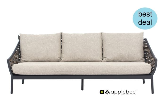 Applebee Milou loungebank black