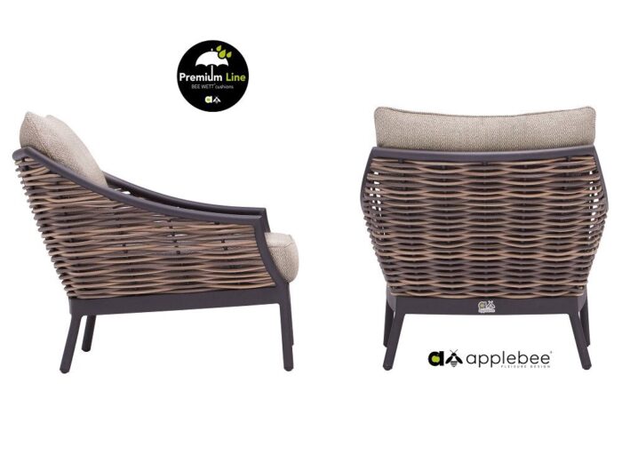 Applebee MILOU lounge stoel Black - Afbeelding 3